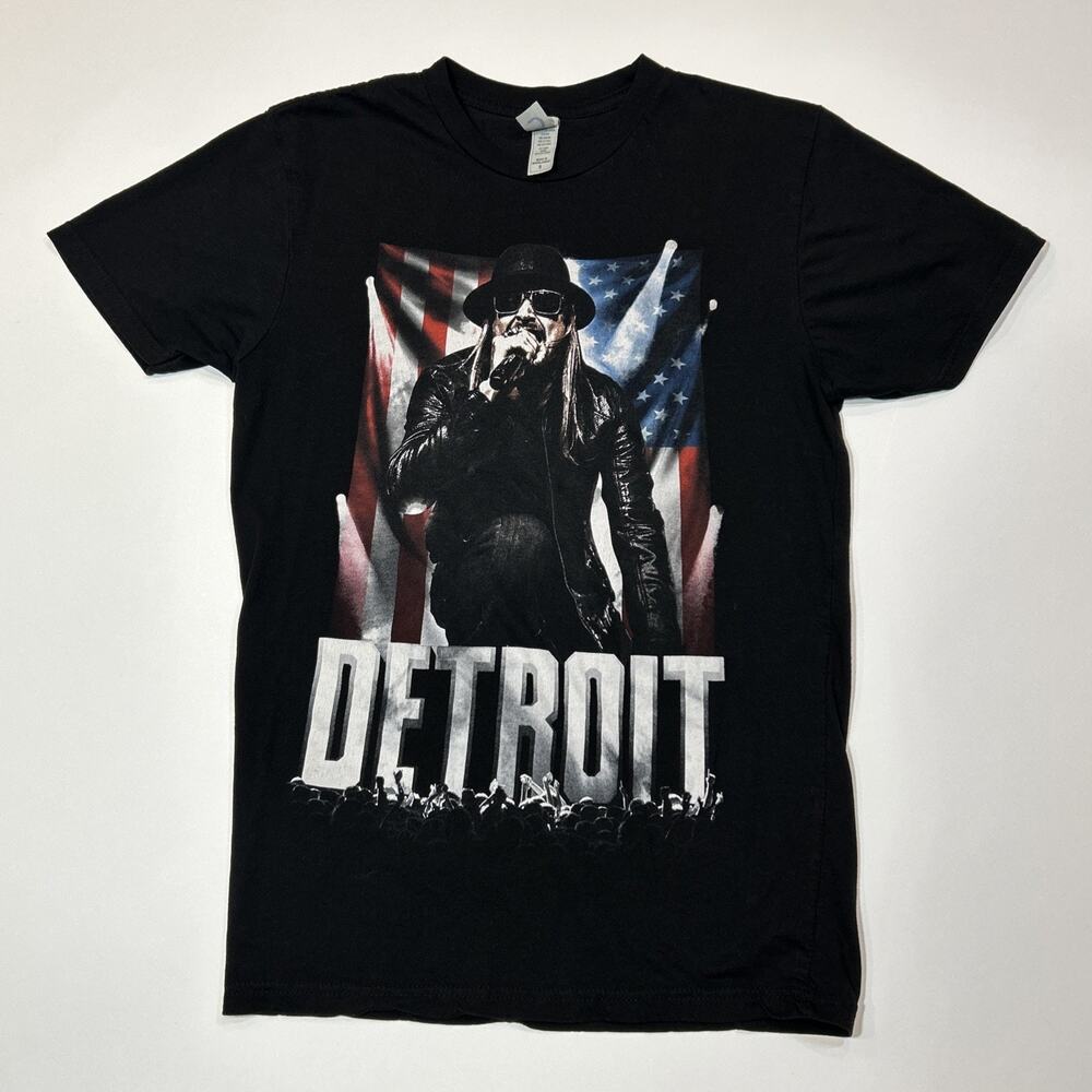 Kid Rock Mens Shirt Size Small Black Detroit First Kiss Cheap Date Tour Tee